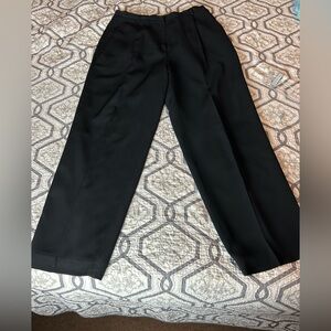 Stanley Blacker Vintage High-Waisted Pleated Straight Leg Dress Pants - Size 14